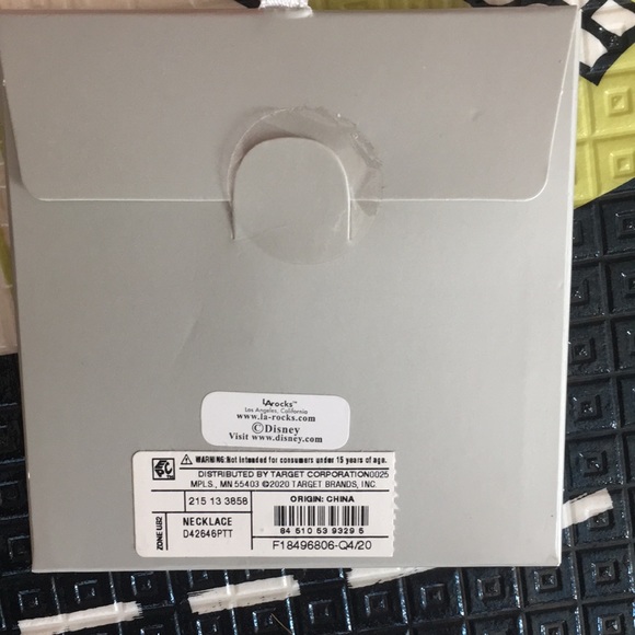 NWT DISNEY fine silver plated Minnie Mouse necklace. - Picture 2 of 2